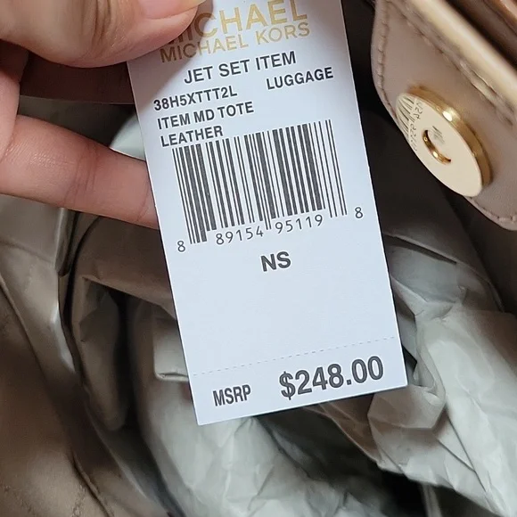 Michael Kors Jet Set Medium Tote Leather - Picture 4 of 14